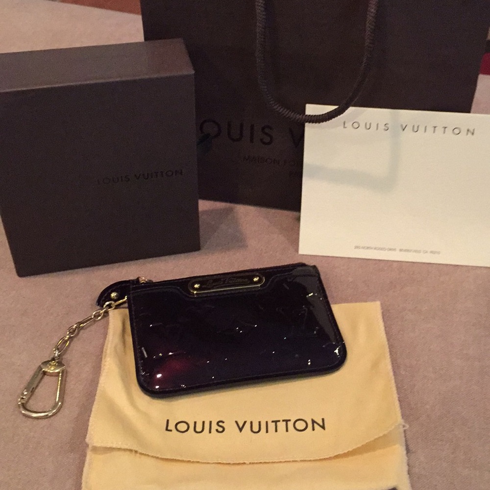 Louis Vuitton CLES NM MV AMARANTE Coin Pouch